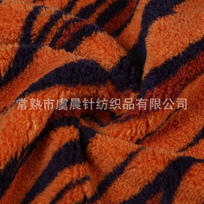 【現貨熱銷 單面珊瑚絨 滌錦珊瑚絨 珊瑚絨 豹紋絨布批發】價格,廠家,圖片,針織面料,常熟市虞晨針紡織品-
