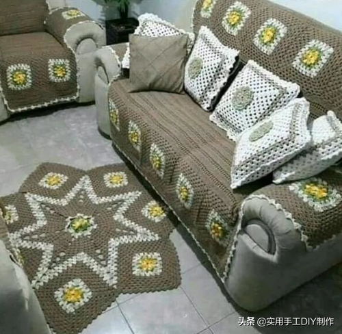 針織作品 看看編織高手的家,家中每一件編織物都是藝術精品
